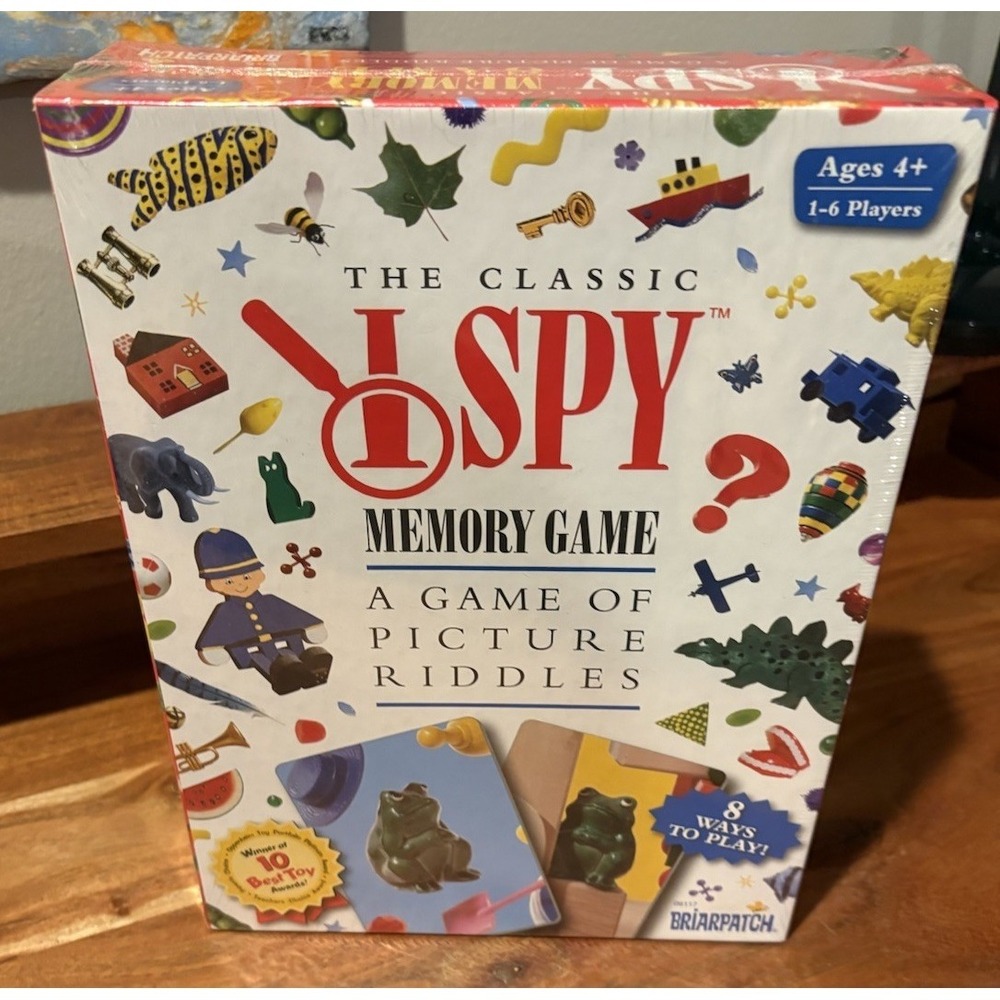 BRAND NEW SEALED The Classic I Spy Memory Game Ages 4+ Picture Riddles 1-6 Play